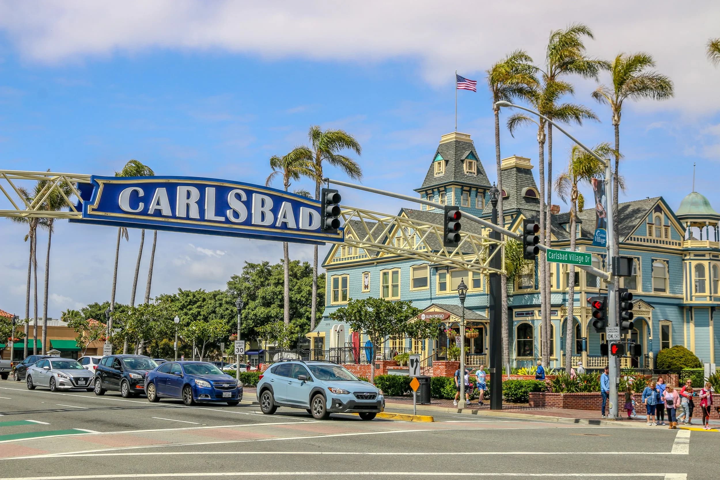 View of Carlsbad, California
