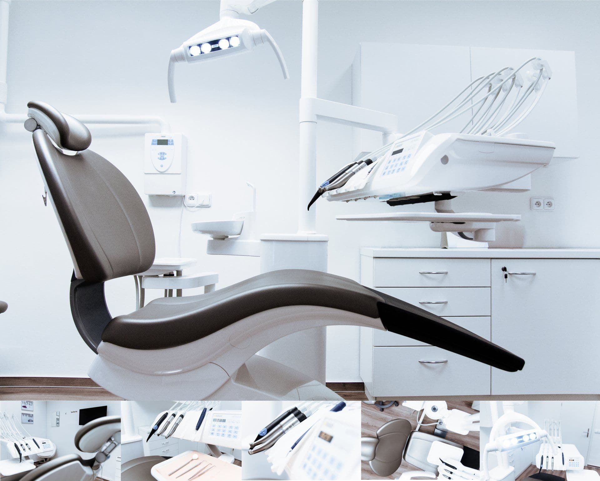 Medical operatory with specialized fixtures and equipment