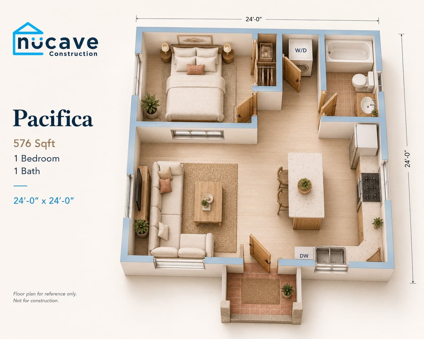 Pacifica floor plan drawing