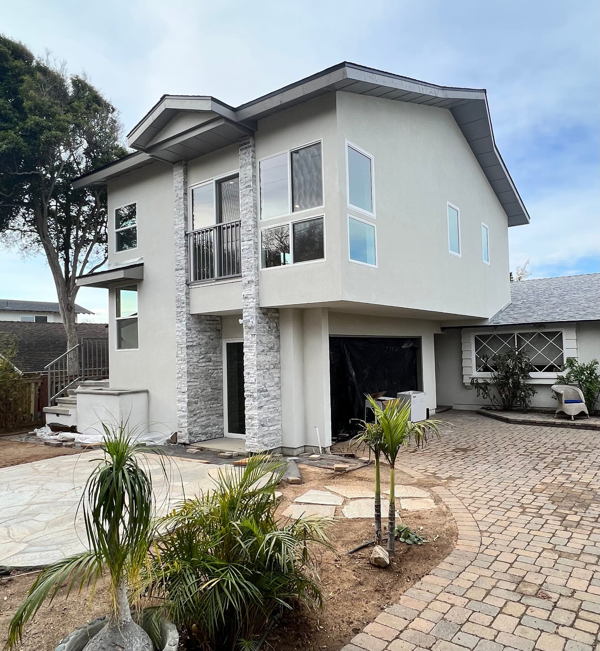 Nucave garage-to-ADU conversion mid-build in Encinitas