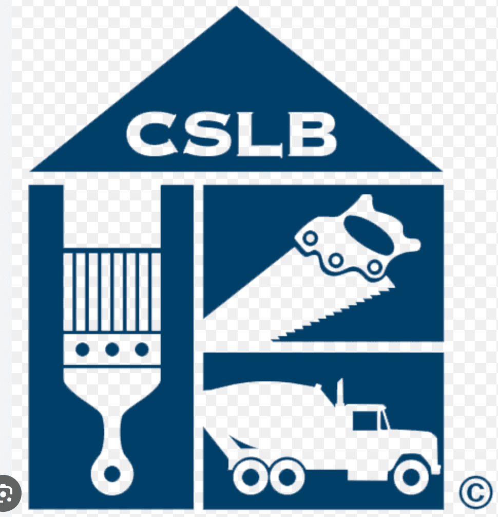 California Contractors State License Board logo.
